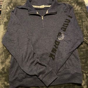 PINK Victoria’s Secret navy blue pull over
